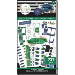 Sticker Pad Hustle & Heart 30 Sheets 737pcs.