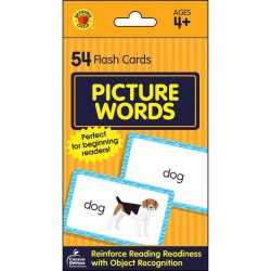 Flash Cards Picture Words 54 Cards