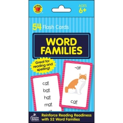 Flash Cards Word Families 54 Cards