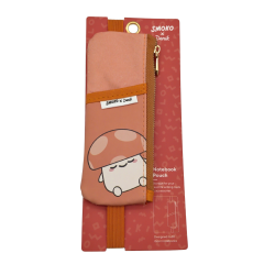 Notebook Pouch Mushroom Peach Colour Smoko X Denik