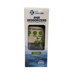 Shoe Deodorizers Bamboo Charcoal 2pk. Sof Shoe Care