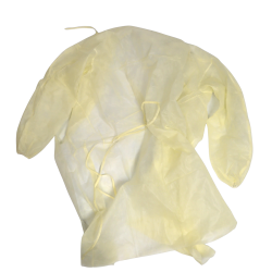 Disposable Hospital Gown Large Yellow