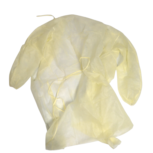 Disposable Hospital Gown Large Yellow