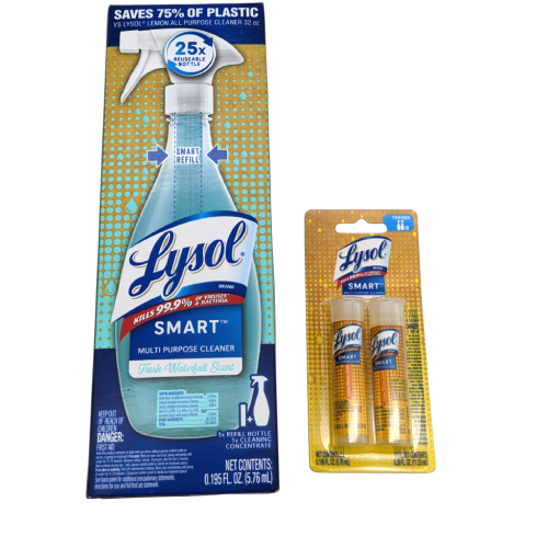 Lysol Smart Multi Purpose Cleaner Starter Kit w/2 Extra Refills