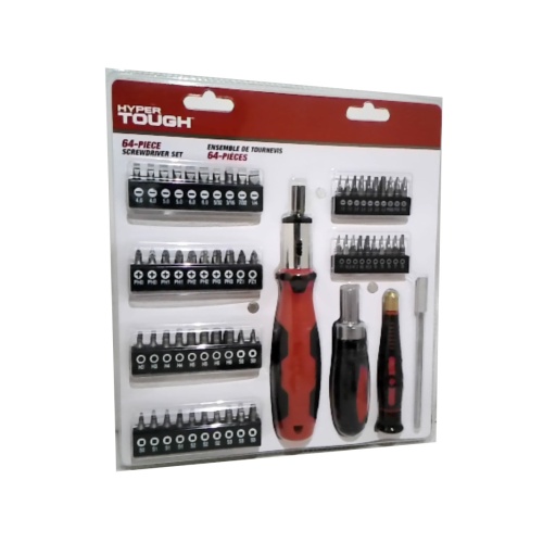 Screwdriver Set 64Pc Hyper Tough