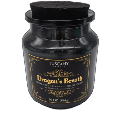 Jar Candle 16oz. Dragon's Breath Tuscany Candle