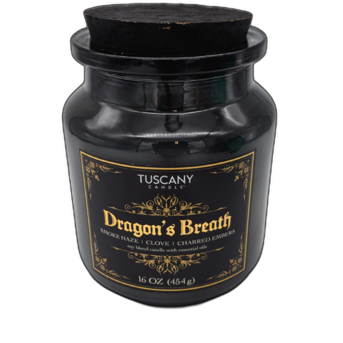Jar Candle 16oz. Dragon's Breath Tuscany Candle