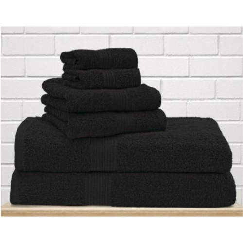Facecloth Black 13 x 13 Allure