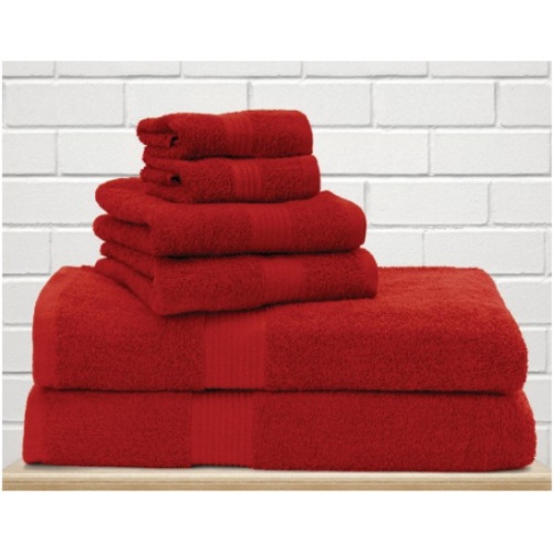 Facecloth Red 13 x 13 Allure