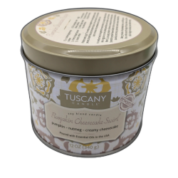 Jar Candle 12oz. Pumpkin Cheesecake Swirl Tuscany Candle