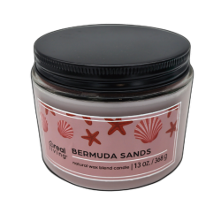 Jar Candle 13oz. Bermuda Sands Natural Wax Blend Real Living