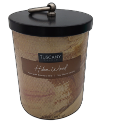 Jar Candle 14oz. Hiba Wood Tuscany Candle