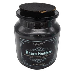 Jar Candle 16oz. Raven Feathers Tuscany Candle