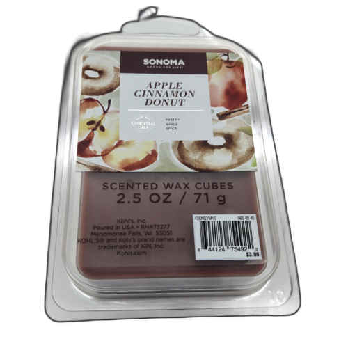 Wax Melts 2.5oz. Apple Cinnamon Donut Sonoma
