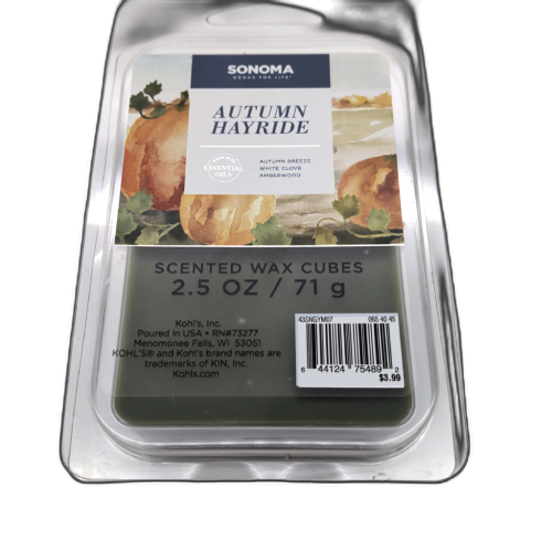 Wax Melts 2.5oz. Autumn Hayride Sonoma