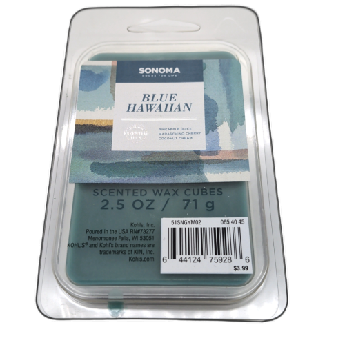 Wax Melts 2.5oz. Blue Hawaiian Sonoma