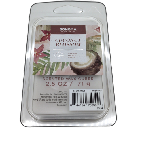 Wax Melts 2.5oz. Coconut Blossom Sonoma