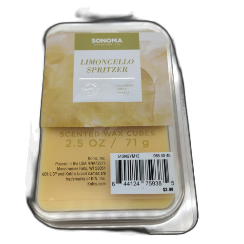 Wax Melts 2.5oz. Limoncello Spritzer Sonoma