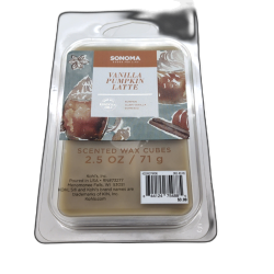 Wax Melts 2.5oz. Vanilla Pumpkin Latte Sonoma