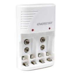Universal Battery Charger AA, AAA, 9V Enerstar