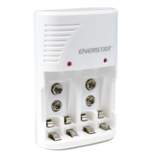 Universal Battery Charger AA, AAA, 9V Enerstar