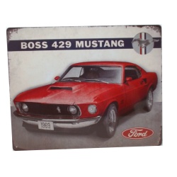 Metal Sign 12 x 15" Boss 429 Mustang"
