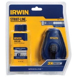 Chalk Line Reel w/4oz. Blue Chalk Irwin Strait-line