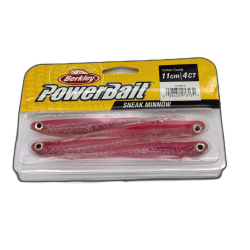 Powerbait Sneak Minnow 4pk. 11cm Cotton Candy Berkley
