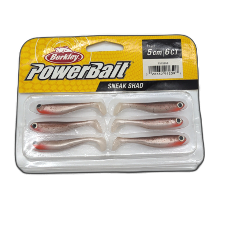 Powerbait Sneak Shad 6pk. 5cm Fegis Berkley