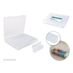 Craft Storage: 56 Mini Container Storage Box For Beads/glitters/gems