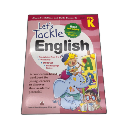 Let's Tackle English Pre-K Workbook