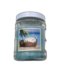 Jar Candle 16oz. Coconut Beach Aromahome Slatkin + Co.