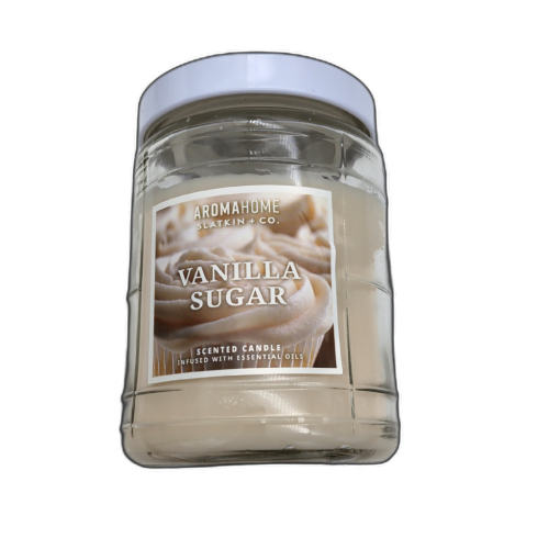 Jar Candle 16oz. Vanilla Sugar Aromahome Slatkin + Co.