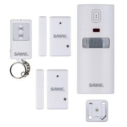 Home Security System w/Motion Sensor Alarm, 2 Door/Window Alarms & Remote Sabre