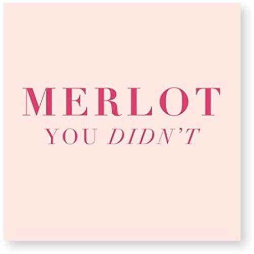 3 Ply Beverage Napkins 20pk. Merlot You Didn't