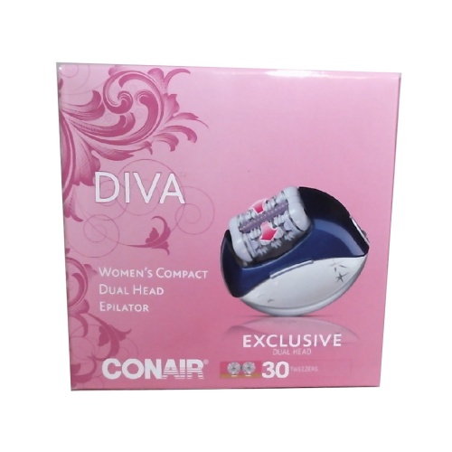 Women's Compact Dual Head Epilator Diva Conair