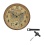 Decorative Clock w/Thermometer 14 Indoor/Outdoor Taylor