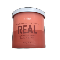 Jar Candle 16oz. Real Apple Blossom + Neroli Pure