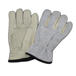 Leather Drivers Glove 2XL Natural/Black