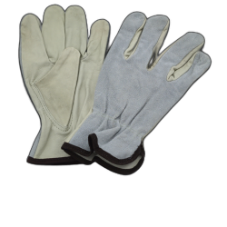 Leather Drivers Glove Large Natural/Brown