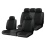 Deluxe Truck Seat Covers Kit Black Mesh Masque
