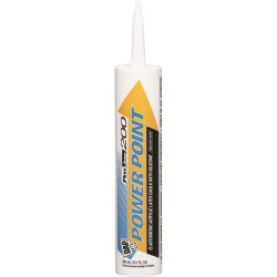 Siliconized Acrylic Latex Caulk White 300ml Power Point 200 Dap