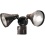 Motion Sensor Light Dual Head Black Heath Zenith
