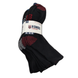 Socks Men's 7pk. High Ankle Black Cushion K-swiss