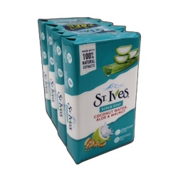 Bar Soap 4pk. Coconut Water, Aloe & Walnut St. Ives