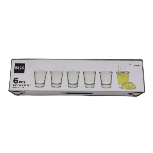 6pc. Shot Glass Set 50ml S&co Home