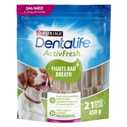 Dog Chews Medium Dentalife Activfresh 21pk. 439g.