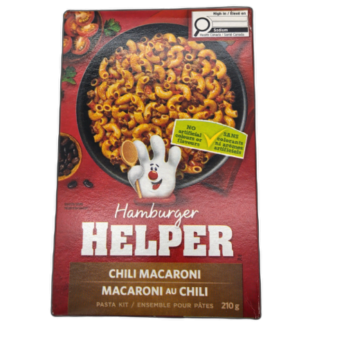 Hamburger Helper Chili Macaroni Pasta Kit 210g.
