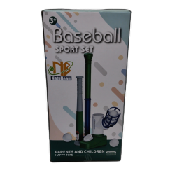 Baseball Sport Set W/batting Tee, Bat, Launcher & Balls Ages 3+ Natubeau