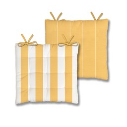 Seat Cushion Yellow 16 x 16